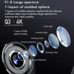 Anytek Q3 4K Driving Recorder WiFi Dual Record Night Vision Sensor Mobile Detection Recorder - Image 6