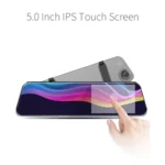 Anytek A6 5 inch HD Dual Record Lens Driving Recorder Car Rear View Mirror Image Car - Image 5