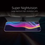 Anytek A6 5 inch HD Dual Record Lens Driving Recorder Car Rear View Mirror Image Car - Image 9