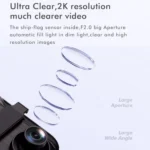 Anytek M12+ 9.66 Inch Large Screen Dual-Record Driving Recorder 2K Touch Screen Parking Video Reversing Image - Image 4