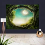 Dream Forest Series Party Banquet Decoration Tapestry Photography Background Cloth - Image 5