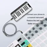 JINGHUA 3.5mm Cable Audio Conversion Microphone Two-way Transcriber - Image 4