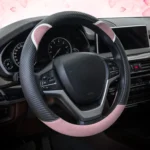 38cm Cute Rabbit Women Cartoon Car Steering Wheel Cover
