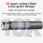 Carbon Fiber Monopod Travel Shooting Mobile Phone Live Selfie Bracket Retractable Portable Monopod - Image 12