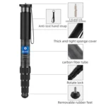 Carbon Fiber Monopod Travel Shooting Mobile Phone Live Selfie Bracket Retractable Portable Monopod - Image 3