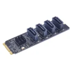 JMB582 M2 KEY-M NVME PCI-E To SATA3.0 Hard Disk Transfer Card - Image 2