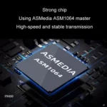 JMB582 M2 KEY-M NVME PCI-E To SATA3.0 Hard Disk Transfer Card - Image 3