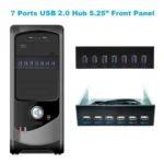 7 Port USB2.0 Optical Drive Bit Front Panel - Image 2