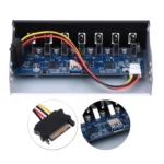 7 Port USB2.0 Optical Drive Bit Front Panel - Image 3