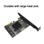 SATA 3.0 Adapter Expansion Card ASMedia ASM1166 Converter - Image 4
