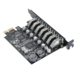 PCE7USB-R05  PCI-E To USB 3.2 GEN1 7-Port 19PIN Expansion Card Super Speed 5Gbps - Image 5