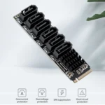 M2 M-EKY PCIE3.0 To SATA6G Transfer Expansion Card 6 Port Hard Disk Expansion Adapter Card - Image 2