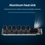M2 M-EKY PCIE3.0 To SATA6G Transfer Expansion Card 6 Port Hard Disk Expansion Adapter Card - Image 7