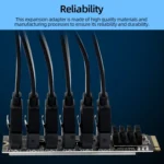 M2 M-EKY PCIE3.0 To SATA6G Transfer Expansion Card 6 Port Hard Disk Expansion Adapter Card - Image 9