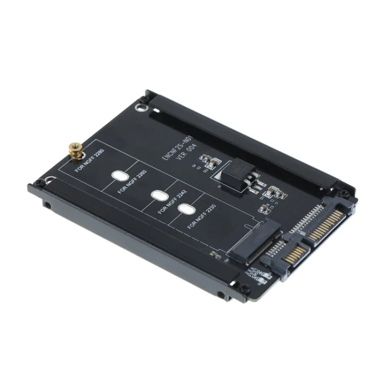 TBD0603728101.webp ENCNF2S-N01 NGFF To SATA3 Transfer Card M.2 KEY B-M SSD To 6Gbps Interface Conversion Adapter - Image 1