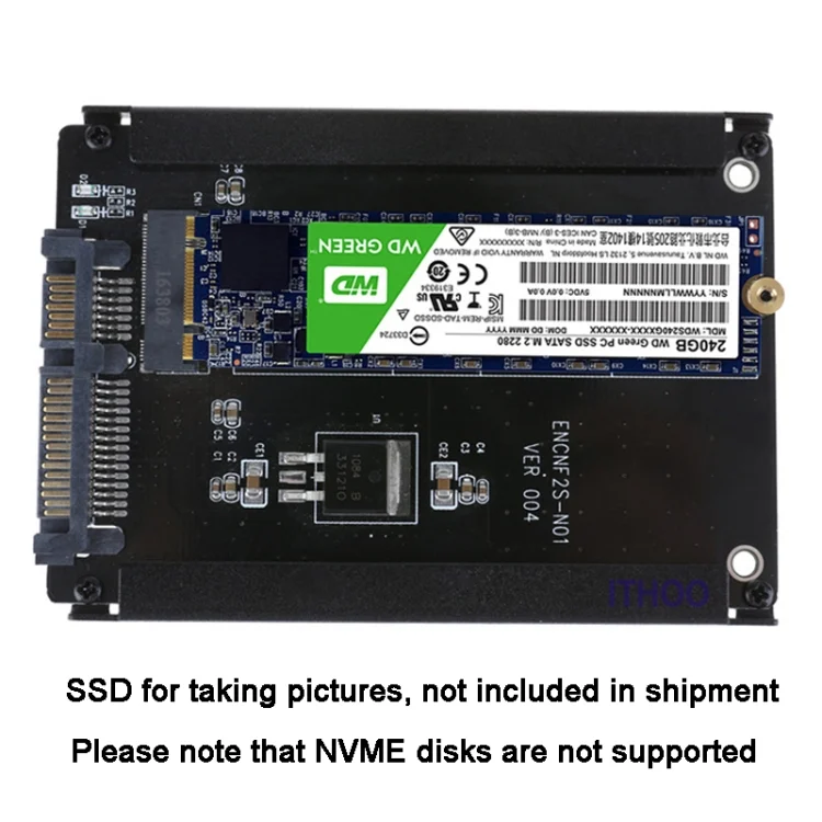 TBD06037281_B6.webp ENCNF2S-N01 NGFF To SATA3 Transfer Card M.2 KEY B-M SSD To 6Gbps Interface Conversion Adapter - Image 7
