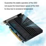 NVMe M.2 MKEY SSD RAID Array Motherboard PCIE Split Card Heatsink - Image 4
