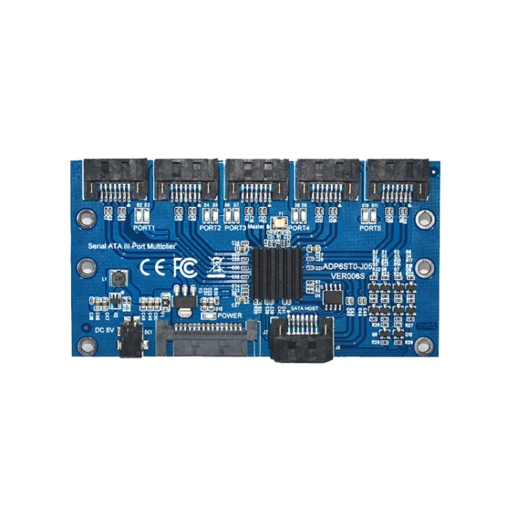 SATA Expansion Card 1 to 5 Port Riser Card