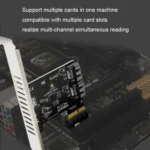 PCIE 2 Port SATA 3.0 Expansion Card 6Gbps Computer Desktop Chassis Conversion Card - Image 4