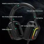 Ajazz AX368 Computer Game Audio Recognition RGB Headset - Image 2
