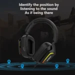Ajazz AX368 Computer Game Audio Recognition RGB Headset - Image 7