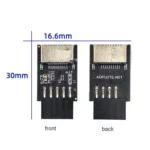 USB 2.0 Front Panel Header USB 9pin To USB 2.0 Type-E Internal Adapter - Image 3