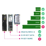 SATA 22PIN To MSATA Or M.2 NGFF SATA Card 2 In 1 SSD Converter Card - Image 4