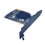 PCI-E 4X To  USB3.2 Gen2x2 Type-C 20Gbps SATA Expansion Card Asmedia ASM3242 Chip - Image 2