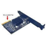 PCI-E 4X To  USB3.2 Gen2x2 Type-C 20Gbps SATA Expansion Card Asmedia ASM3242 Chip - Image 4
