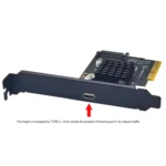 PCI-E 4X To  USB3.2 Gen2x2 Type-C 20Gbps SATA Expansion Card Asmedia ASM3242 Chip - Image 5