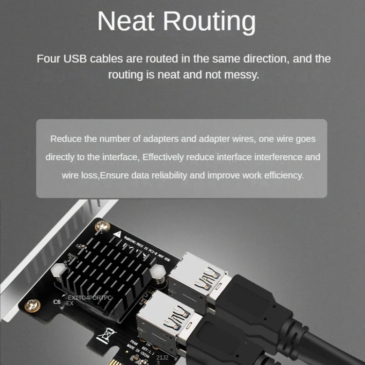 TBD06037362_B6.webp PCIE To PCI-E4 Port USB3.0 Expansion Card Graphics Card Extension - Image 7