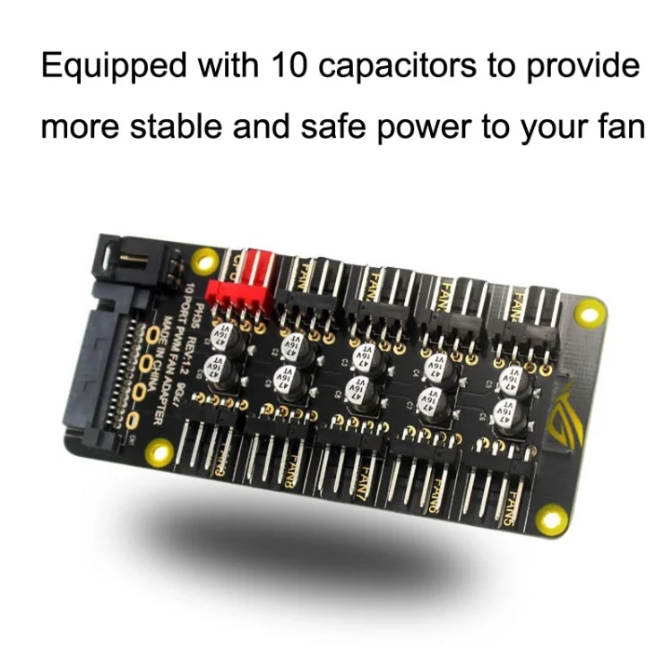 TBD06037379_B2.webp PWM Fan Hub Desktop Computer CPU Fan Expander Supports 3Pin&4Pin - Image 3