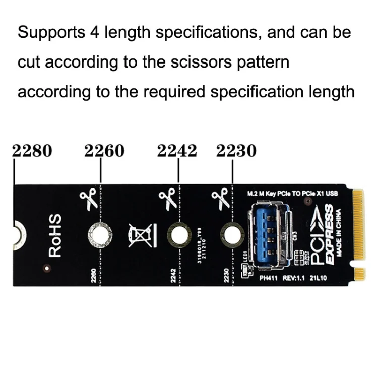 TBD06037381_B4.webp 5pcs NGFF M.2 Rotor PCI-E Channel USB3.0 Transfer Card Graphics Extension Transfer - Image 5