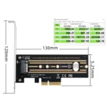 2pcs M.2 Riser Card NVMe SSD to PCI-E X4 4.0 GEN4 - Image 6