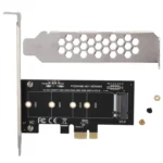 PCI-E 1X To M.2 NVME KEY-M SSD Riser Card Adapter - Image 5