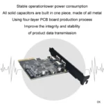 USB3.2 Expansion Card GEN2 Type-A Port ASMedia ASM3142 Transfer 10Gbps - Image 6