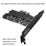 PCI-E to SATA3.0+M2 NGFF Expansion Card 6G Hard Disk Transfer Card - Image 7