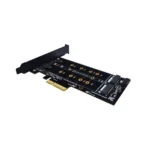 M.2 PCIe SSD Adapter Card PCIE 4x to M.2 Key M B Dual Interface Card - Image 4