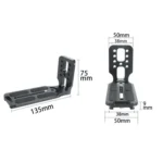 BEXIN  L130-50 Camera Quick Release Plate L-shaped Vertical Board - Image 2