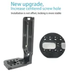 BEXIN  L130-50 Camera Quick Release Plate L-shaped Vertical Board - Image 4