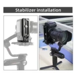 BEXIN  L130-50C Camera Quick Release Plate L-shaped Vertical Board - Image 7