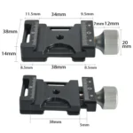 BEXIN QJ-05 Camera Shoulder Strap Clamp Quick Release Plate Clamp Ball Head Adapter - Image 5