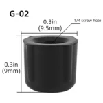 10pcs BEXIN  G-02 Camera 1/4-inch Screw Protection Cap for Tripod Monopod Screw - Image 3