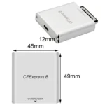 10G High Speed USB3.2 Z6/Z7 1DX3 Wiring CFEXPRESS Card Reader - Image 3