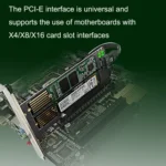 M.2 NVME NGFF SSD To PCIE SATA Dual Disk Conversion Expansion Card Supports MKEY BKEY Wiring - Image 5