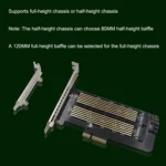 M.2 NVME NGFF SSD To PCIE SATA Dual Disk Conversion Expansion Card Supports MKEY BKEY Wiring - Image 8