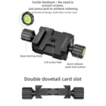 BEXIN  GH-720A Tripod Head  720 Degree Rotating Panorama Head - Image 11