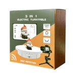 2 In 1 Charging Turntable Rotary Jewelry Live Shooting Display Stand - Image 10