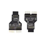 9 Pin USB Header Female 1 To 2 Male Board 9-Pin USB 2.0 HUB Connector Adapter - Image 3
