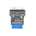 USB3.0 19Pin to Dual 9Pin Connectors Header Female 1 to 2 Male Board 9-Pin USB 2.0 HUB - Image 3